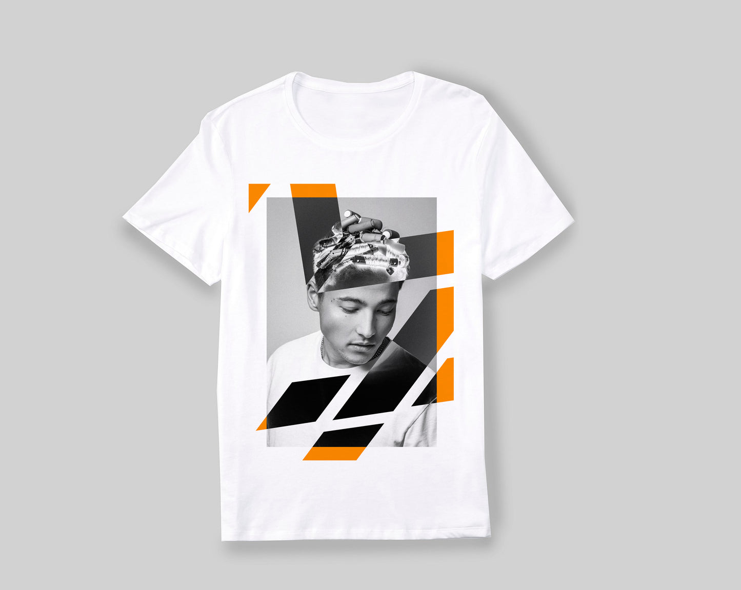 elias t-shirt mit graphik design kurzarm